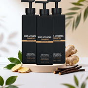 Volumizing Scalp Care Shampoo Deep Cleansing Ginger Extract Natural Formula Hair Strengthening Nourishing For Oily Hair All Type