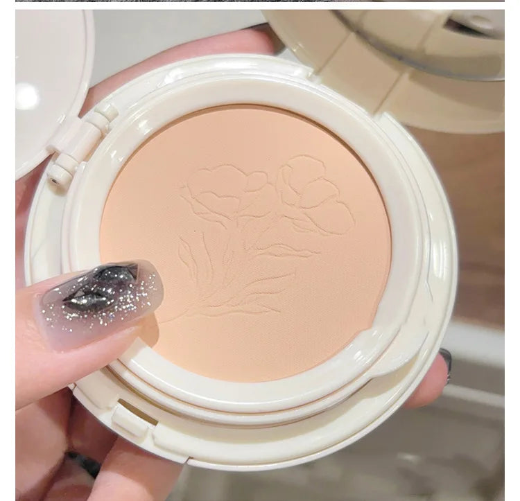 2 in 1 Double Layer Powder Cushion Clear Natural Lasting Brightening Gege Bear Makeup Concealer Loose Powder Cushion Cream