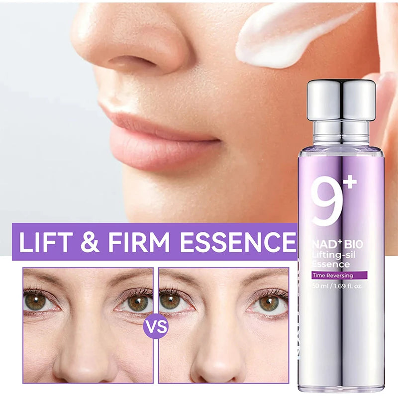 NAD+ BIO Lifting-sil Firming Serum,Peptides Glowing Boosting Toner,Korean Dull Skin Care,Fade Fine Lines Elasticity Essence