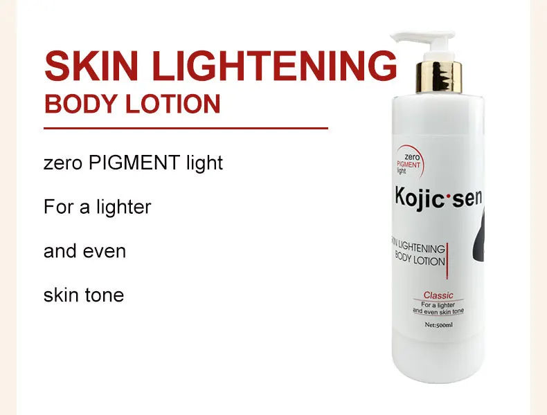 500ml Fast Whitening Cream For Dark skin Kojic Sen Moisturizing Lightening Body Lotion Skin Care for Flawless Even Skin Tone