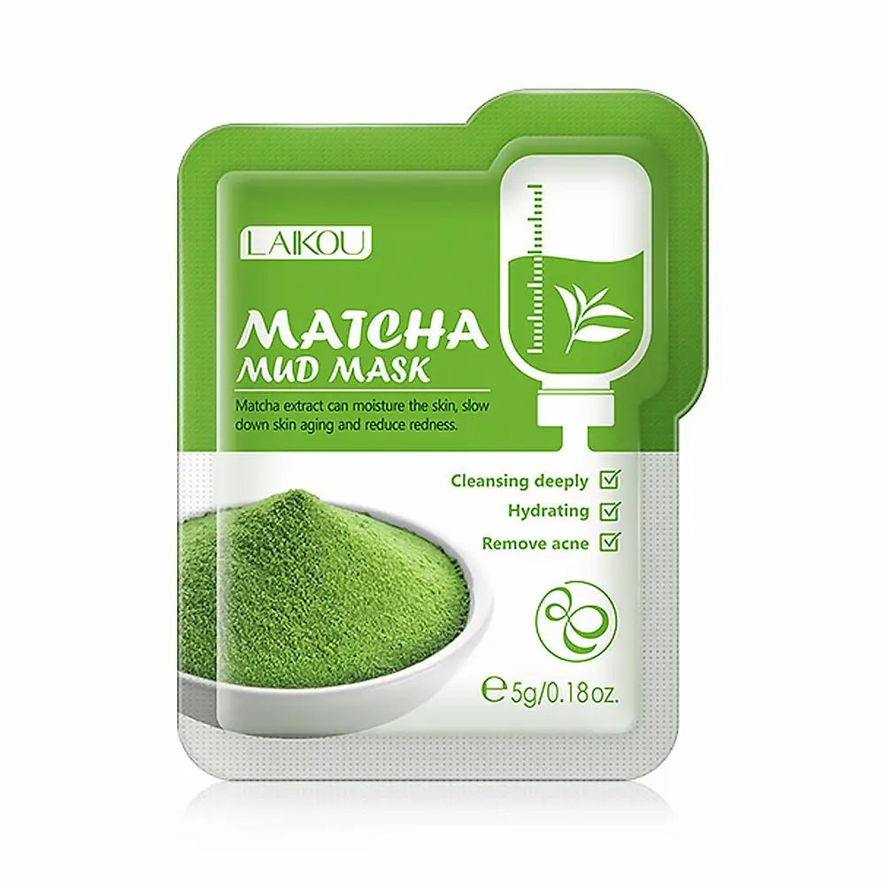 LAIKOU Mud Mask Deep Cleansing Remove Acne Oil Control Mask Hydrating Smooting Face Skin Balance Skin Tone Mud Mask for Women