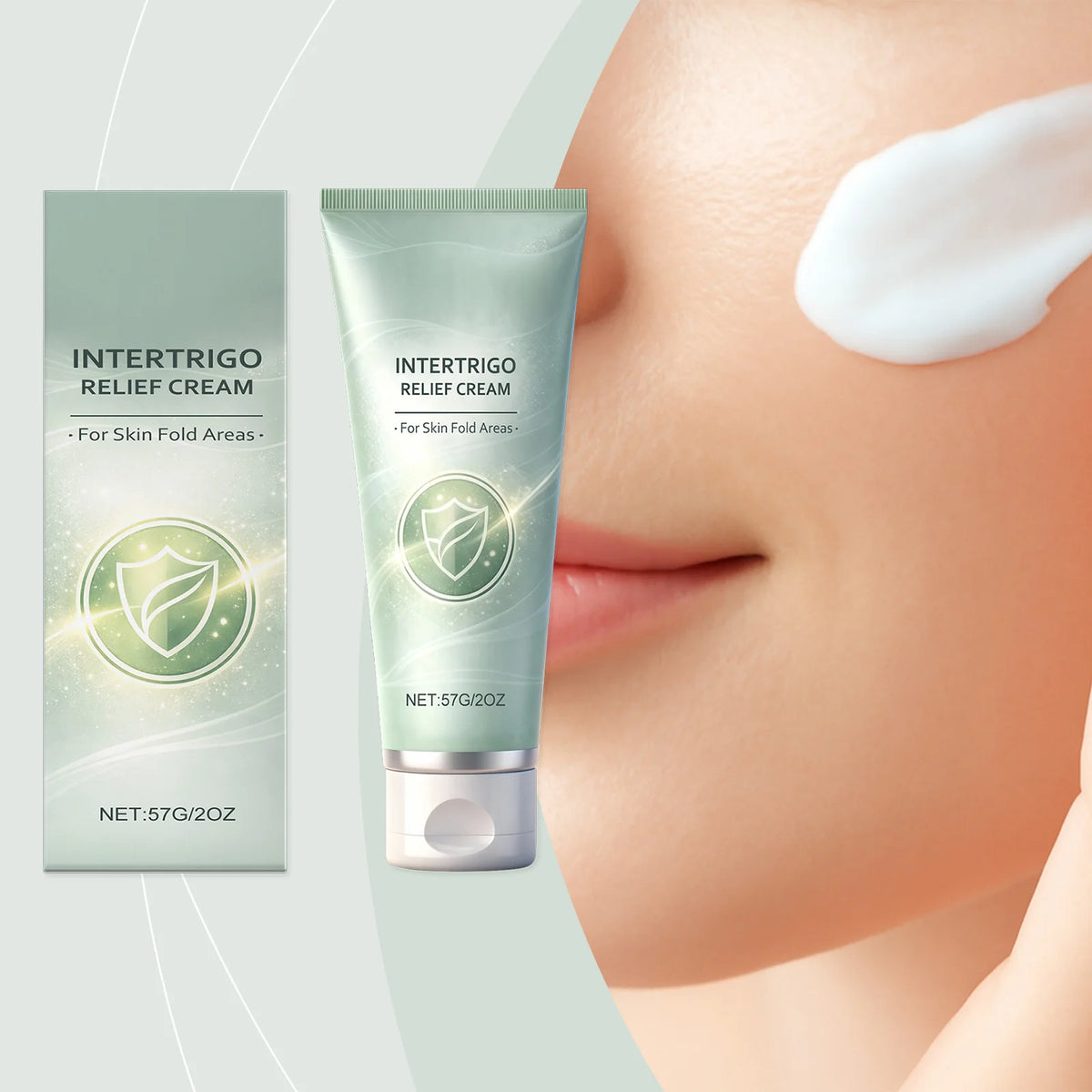 57g Intertrigo Relief Cream Soothing Skn Redness Lasting Moisturising Prevent Drying Non-Greasy Brighten Hydrating Body Lotion