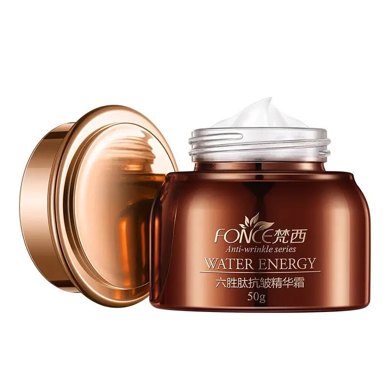 Fonce Korea Anti Aging Wrinkle Remover Face Cream Dry Skin Hydrating Facial Lifting Firming Day Night Cream Peptide Serum 50g
