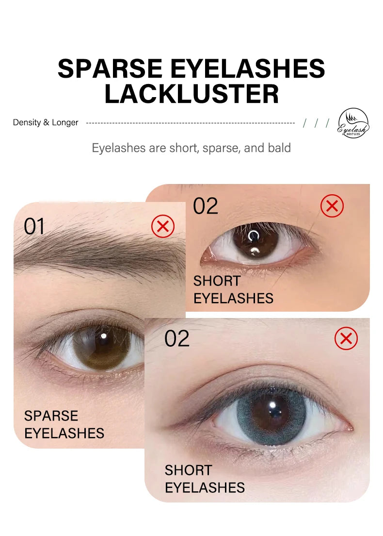 Fast Eyelash Growth Serum 7 Days Natural Eyelash Enhancer Longer Fuller Thicker Curling Lash Treatment Eye Care Products Makeup