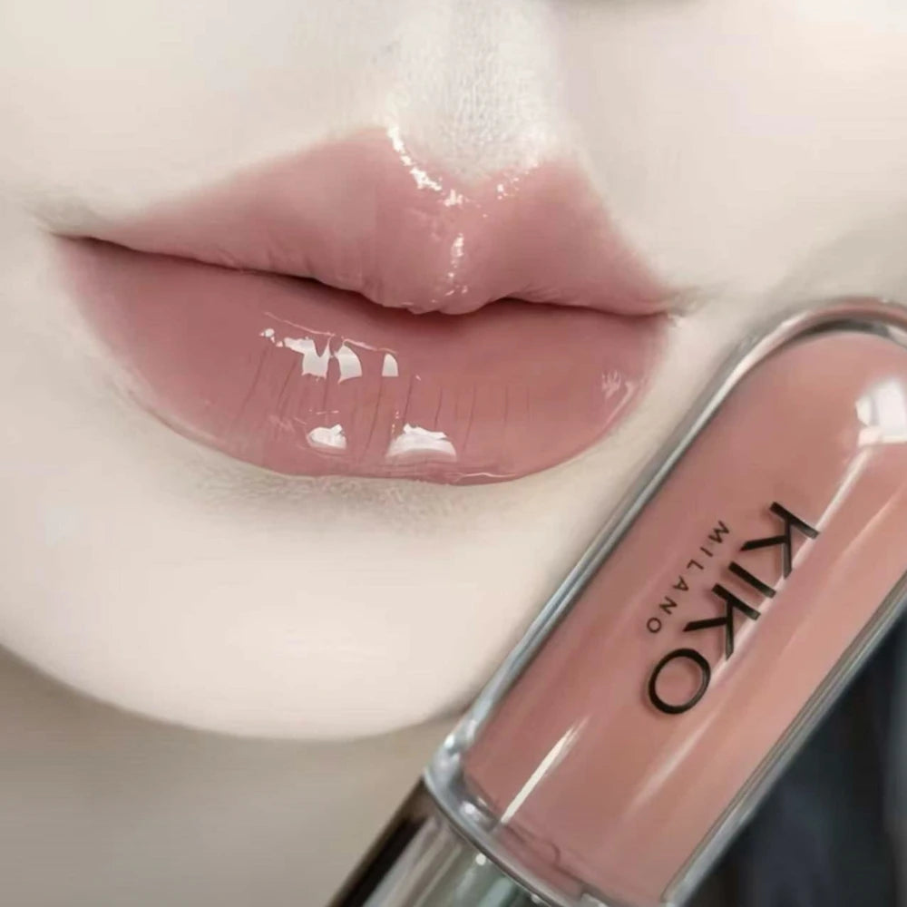 Luxury KIKO Milano Unlimited Double Touch 103 Milk Tea Double Headed Lipstick Mirror Non-Stick Long-Lasting Moisturizing Daily
