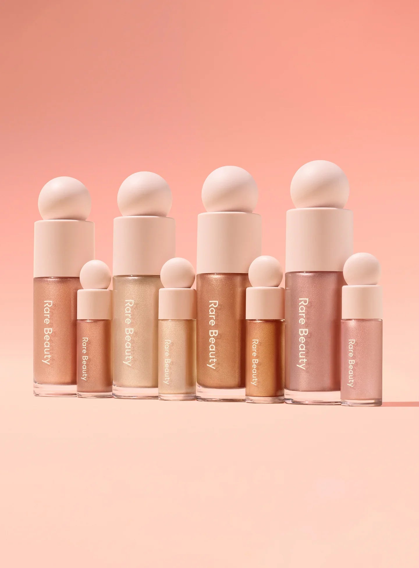 Rare Beauty Liquid Blush Highlighter Contour High Glossy Finish Luminizer Makeup Gel Face Body Brighten Glitter Natural Contour