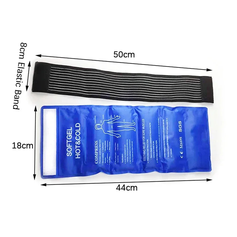 1PC Reusable Hot Cold Gel Pack for First Aid Sports Muscle Pain Ice Heat Pad  cooling mat gel   therapy cooling  cooling mat