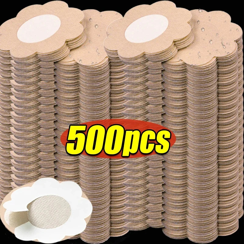 50-300pcs Nipple Cover Stickers Women Breast Lift Tape Pasties Invisible Self-Adhesive Disposable Bra Padding Chest Paste Patch