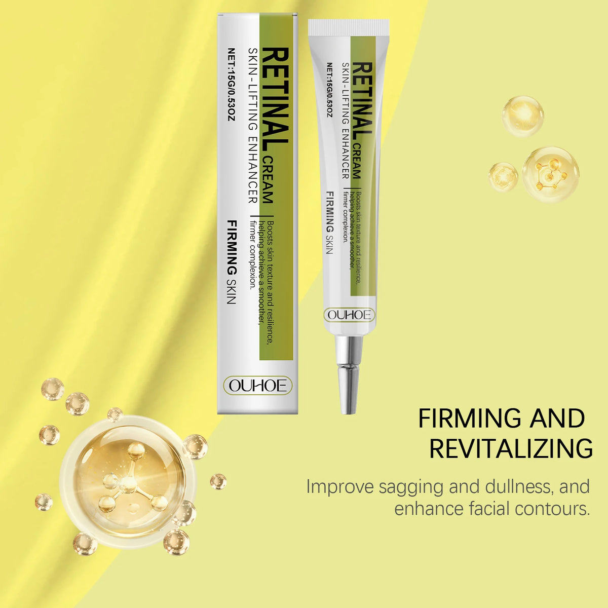 Anti-Aging Retinol Cream For Women Firming Brightening Face Moisturizer Deep Hydration Night Cream For Dry Sensitive Skin Winter