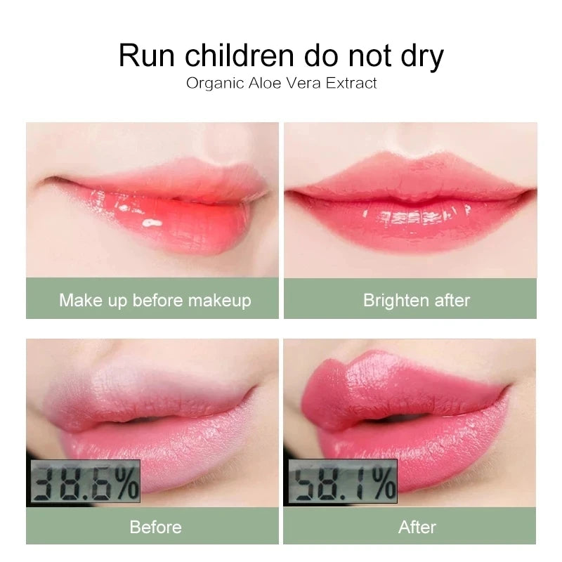12pc/SET 3.5g Color Changing Tinted Lip Balm Lipstick Aloe Vera Lipstick Moisturizing Long Lasting Lipsticks lip balm
