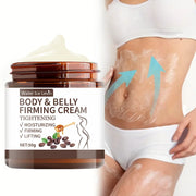 Abdominal Control Firming Cream - 60g, Deep Moisturizing and Hydrating with Plant Extracts, Alcohol-Free, Suitable for All Skin Types, Fragrance-Free, Enhances Skin Elasticity