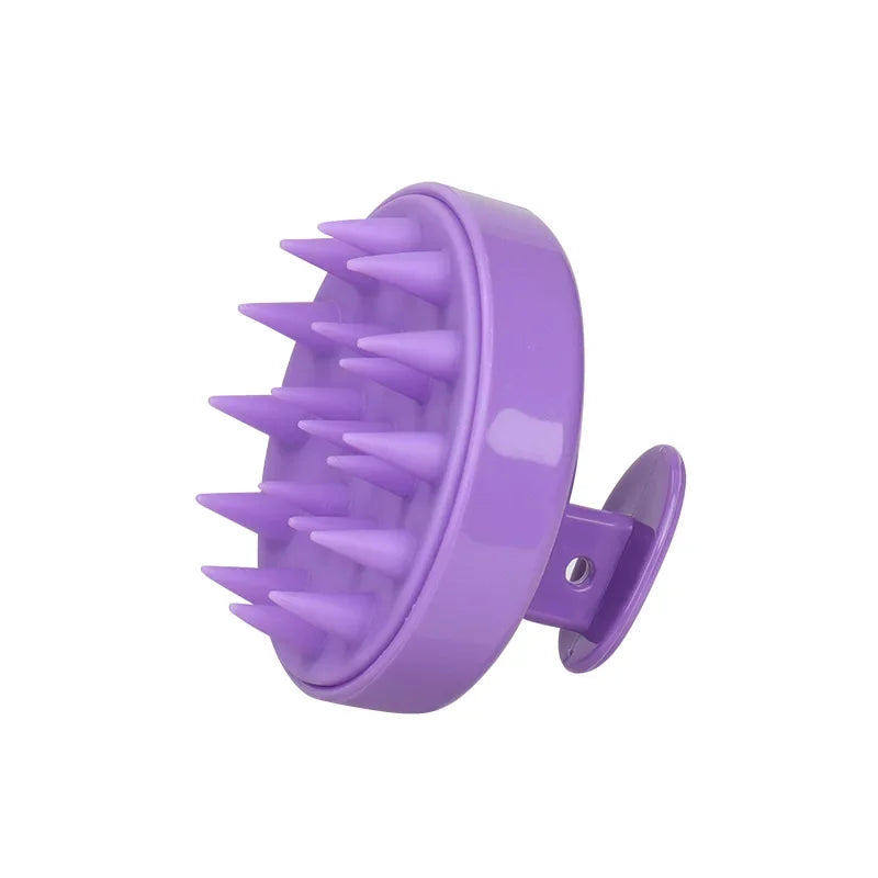 2-in-1 Silicone Scalp Massager & Shampoo Brush - Painless Hair Growth Stimulator for Shower, Gentle Head Spa Tool