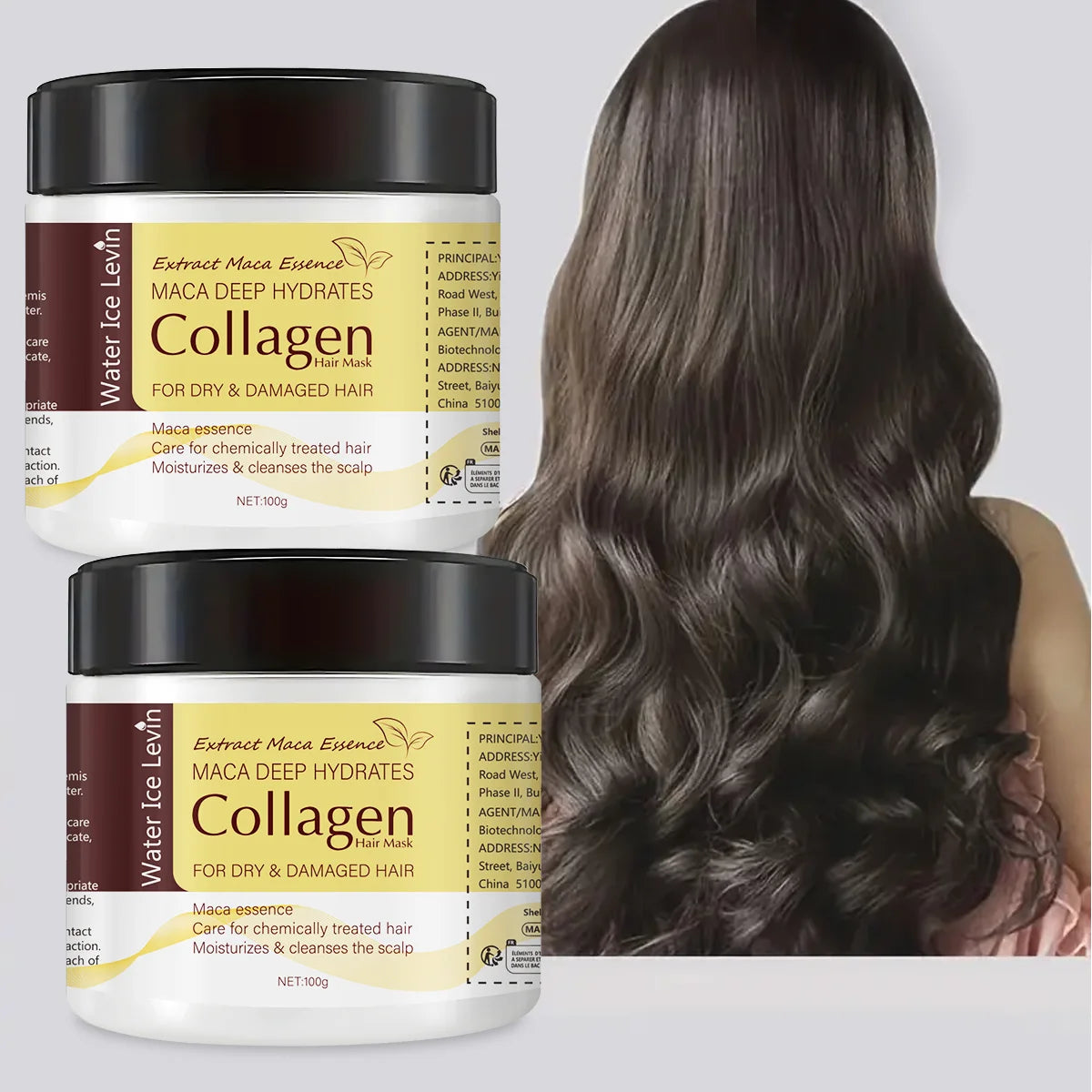 Magical Hair Mask, Contains Collagen and Keratin - Deep Coconut Oil Hair Care - Powerful Moisturizing and Hydrating - Repairs Fine, Sparse, Fragile, Dry, and Damaged Hair
