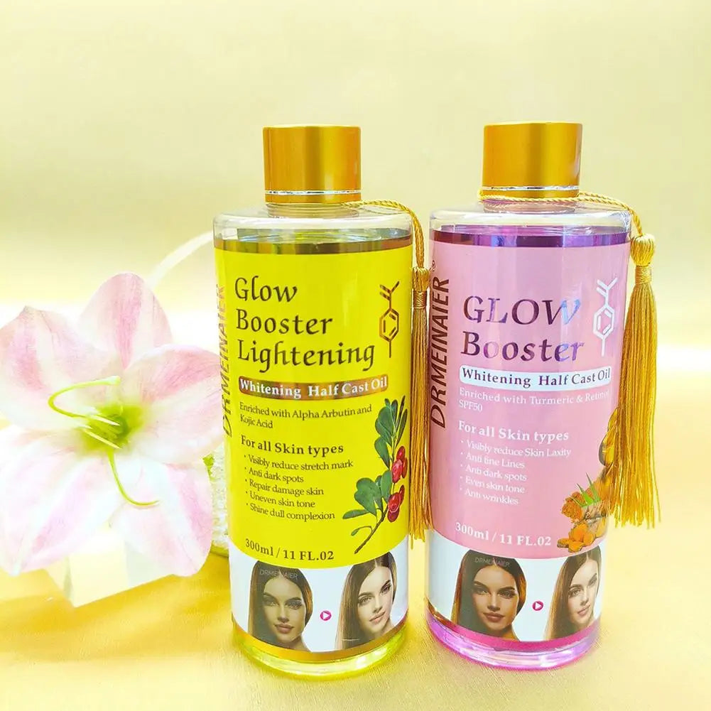 Alpha Arbutin Kojic Acid Lightening Serum Glow Booster Cast Oil And Turmeric And Retinol Oil Dark Spots Repair Damage Skin