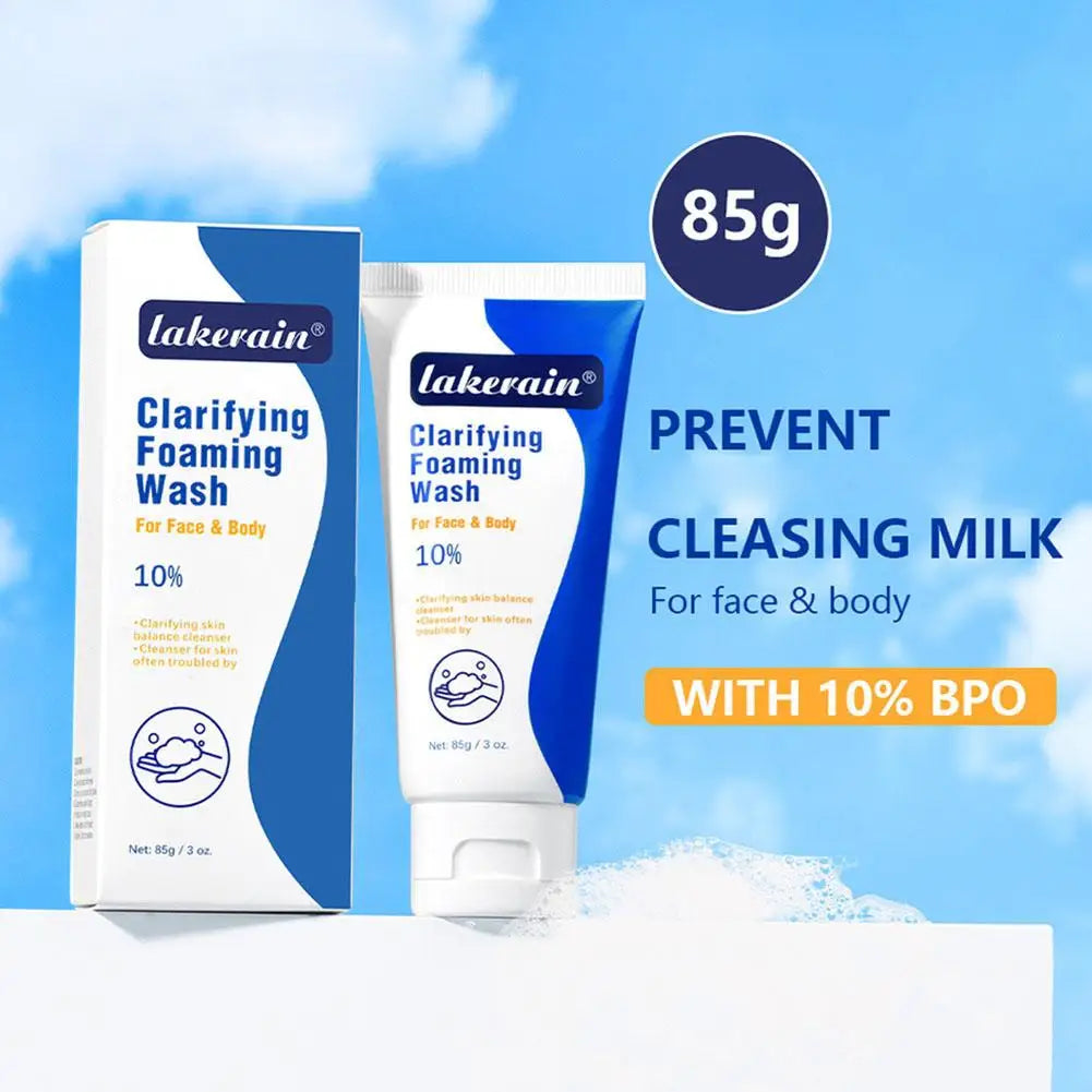 Foaming Wash Facial Cleanser Deep Cleaning Oil-Control Moisturizing Gentle Formula For Face Body Cleaning Skin Care Product