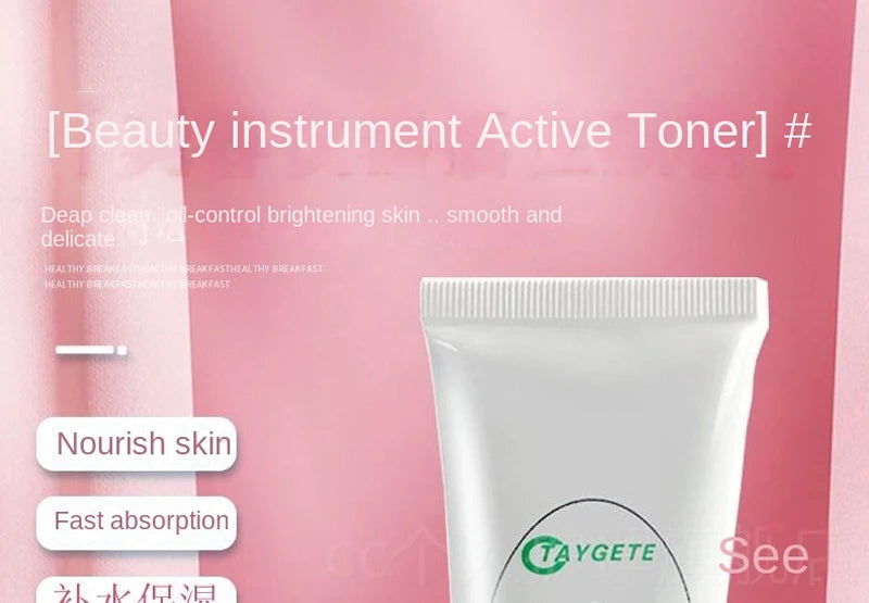 Carbon Gel Black Face Cream Mask Facial Deep Cleaning Support Laser Active Nano Toner Skin Rejuvenation Whitening Care Tools