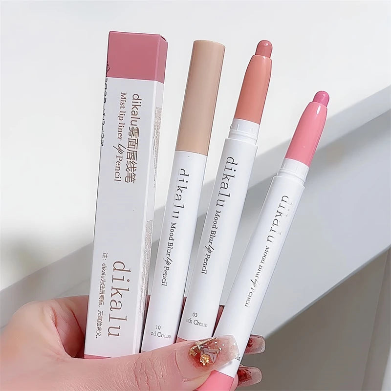 DIKALU Matte Lip Liner Novice Non-stick Cup Toot Lip Velvet Mist Lip Gloss Lip Liner