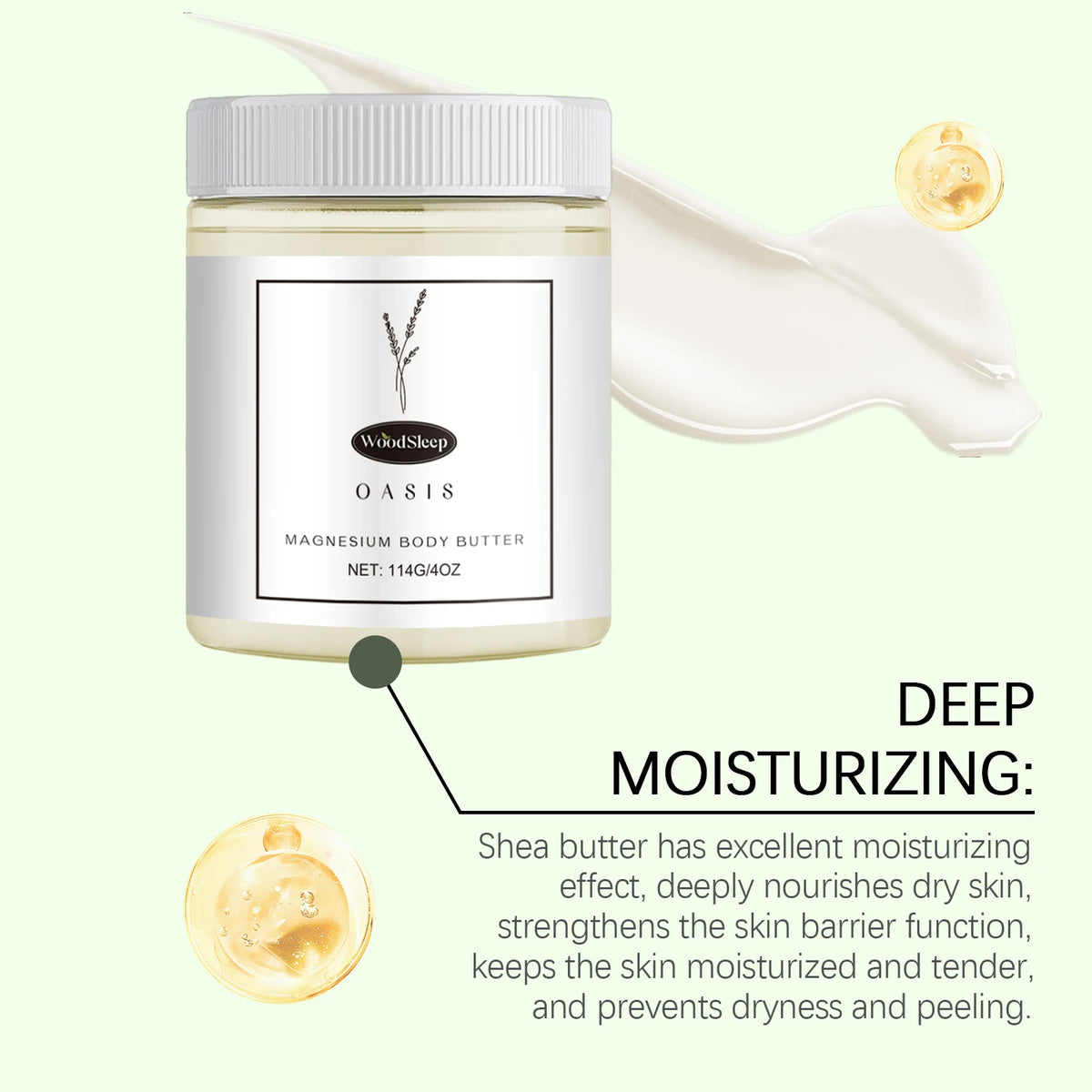Shea Butter Body Lotion Soothing Intense Hydrating & Barrier Repair Cream for Silky Smooth Skin Moisturizing Skin Crack Remover