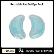 Portable Reusable Ice Gel Eye Pack Cooling Hot Cold Compress Gel Eye Pad for Eye Strain Swelling Dark Circle Cooling Gel