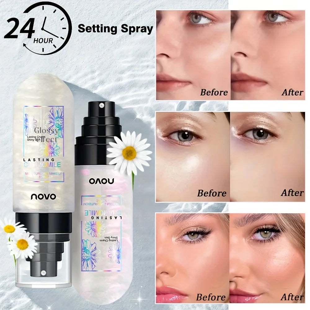 2pcs Long-Lasting Makeup Setting Spray - Matte Finish, Oil Control, 12H Lock Makeup, Suitable for All Skin Types