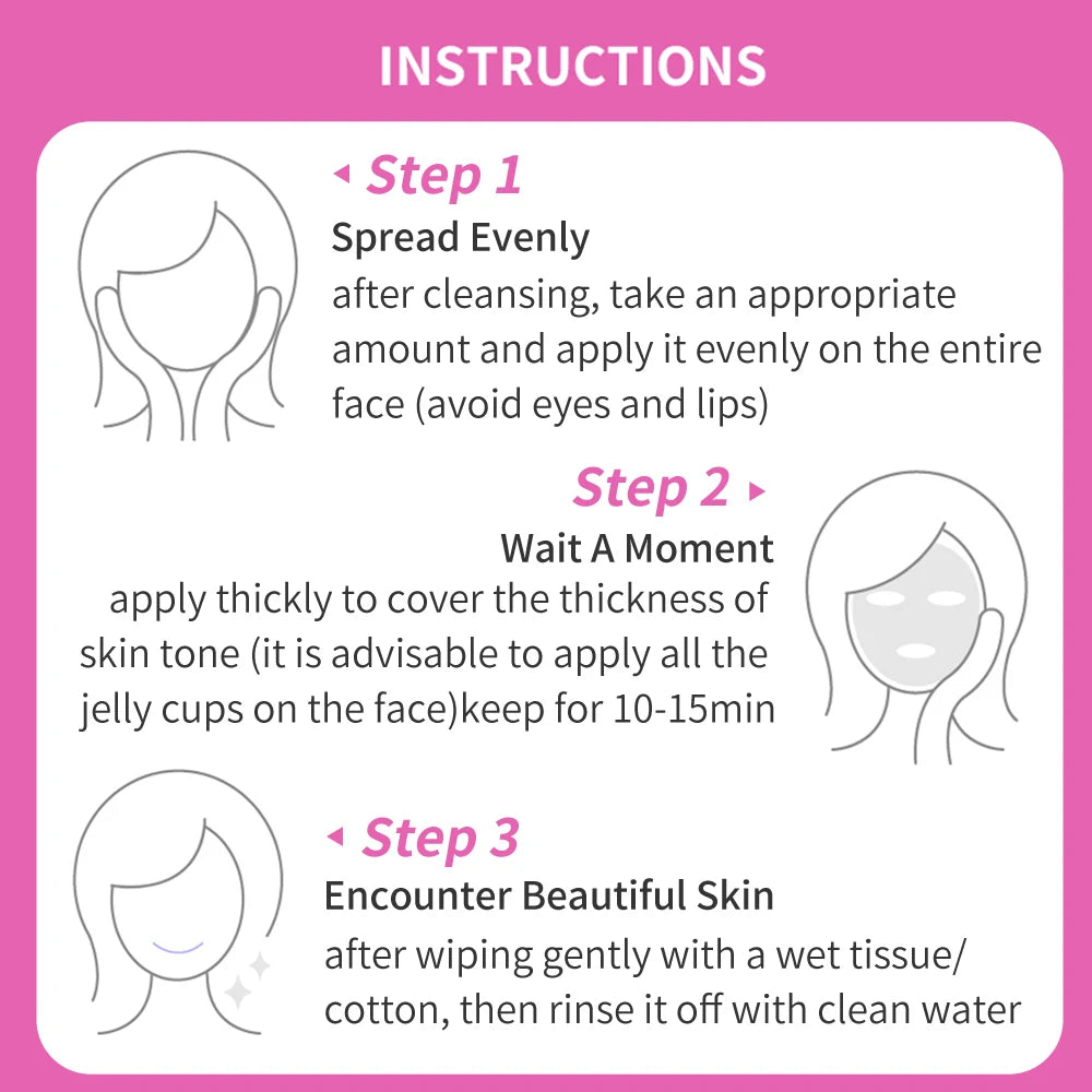 10pcs Clay Mask,Gentle Cleansing,Moisturizing and Hydrating Skin,Eggplant/Rose/Green Tea Mask Restore Skin Mask Travel Essential