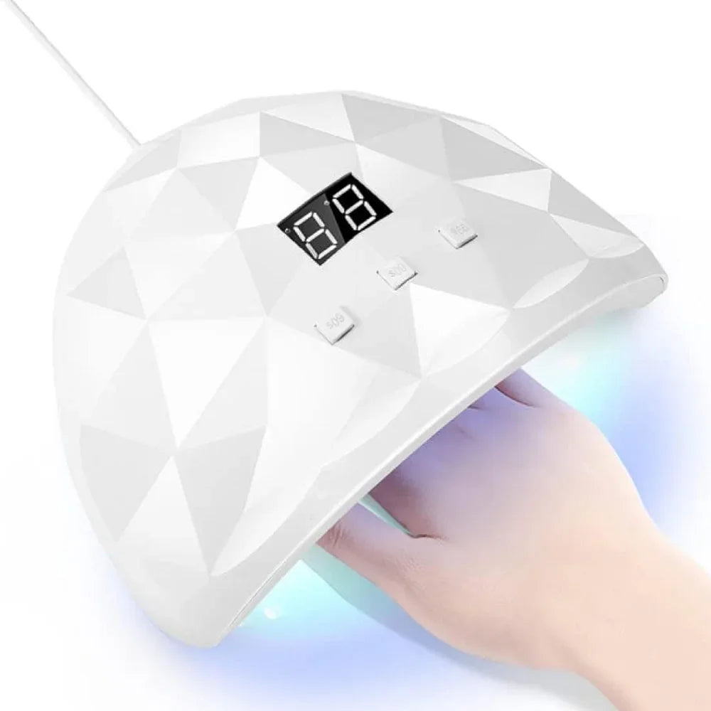 Nail Dryer Lamp UV Nail Polish Lamp Gel Curing Polishing Lamp for Gel Nails Gel Nail Polish Curing Dryer Home Salon Tool
