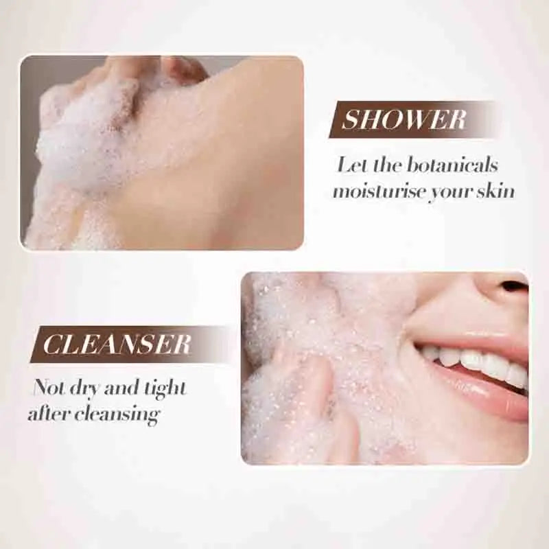 SADOER Sandalwood Essential Oil Facial Soap Face Wash Foam Facial Cleanser Moisturizing Cleaning Body Universal Handmade Soap