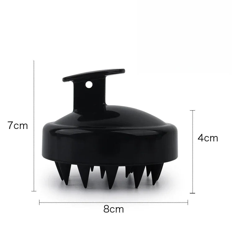 2-in-1 Silicone Scalp Massager & Shampoo Brush - Painless Hair Growth Stimulator for Shower, Gentle Head Spa Tool