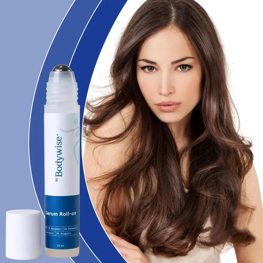 Bodywise Rollerball Nourishing Hair Essence Refreshing Anti-Frizz Hair Serum Long-lasting Oil Control Natural Formula Hair Care