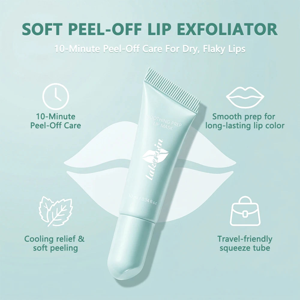 Gentle Peel Off Lip Mask Exfoliator Deep Nourishing Lip Care Soothes Dry Chapped Lips Make Daily Lip Treatment for All Skin Type