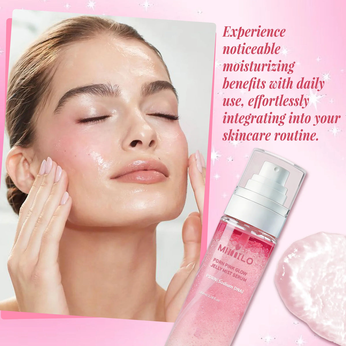 DNA PDRN Salmon Pink Foam Cleansing Gel, containing PDRN, controls oil, removes blackheads, deeply cleanses, is non-irritating