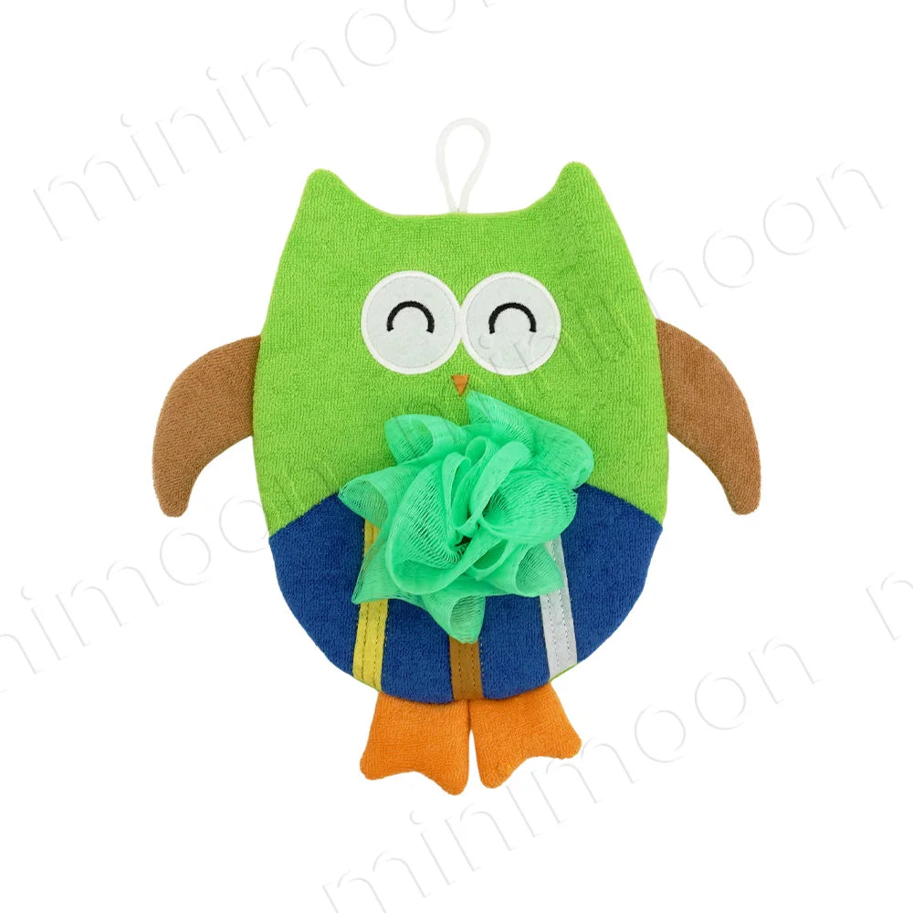 Gentle Baby Bath Mitts, Ultra-Soft Cartoon Gloves for Sensitive Skin and Fun, Effective Cleansing