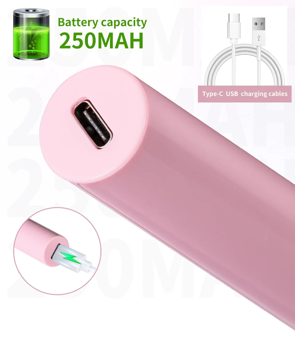 Portable Nail UV LED Lamp And LED Light Support Base Rechargeable for Nails Gel Polish Drying UV Lamp for Nails Art Desk Stand