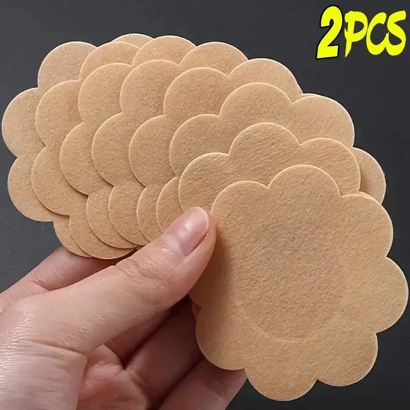 2-100PCS Nipple Cover Stickers Women Breast Lift Tape Pasties Invisible Self-Adhesive Disposable Bra Padding Chest Paste Patch