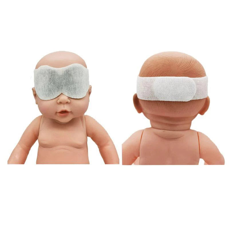 (.) Baby Eye Mask For Jaundice Phototherapy LED Blue Ray Light Lamp Home Use Newborn Eyes Care