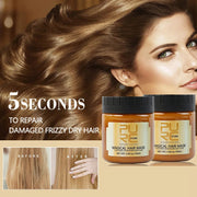 PURC No Steam Hair Mask Intensive Repair Dry Damaged Hair Smooth Silky Anti-Breakage Volumizing Hair Spa Treatment Conditioner