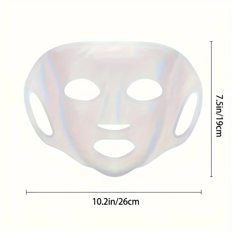 1PC 3D Silicone Facial Mask for Moisturizing-Reusable, Anti-Water Evaporation,Skin Care Tools for Women