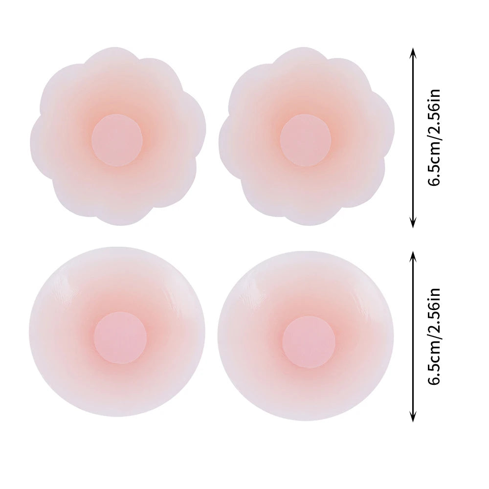 2/100pcs Silicone Nipple Cover Invisible Self-adhesive Chest Breast Stickers Reusable Patch Bra Female Lift Up Pads Intimates
