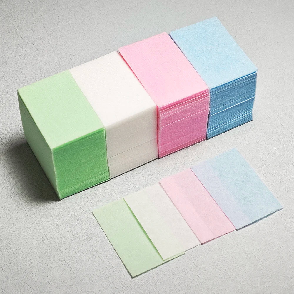 100/200/300Pcs Nail Wipe Cotton Pads Gel Nail Polish Acrylic Remover Lint Free Cotton Nail Wipes