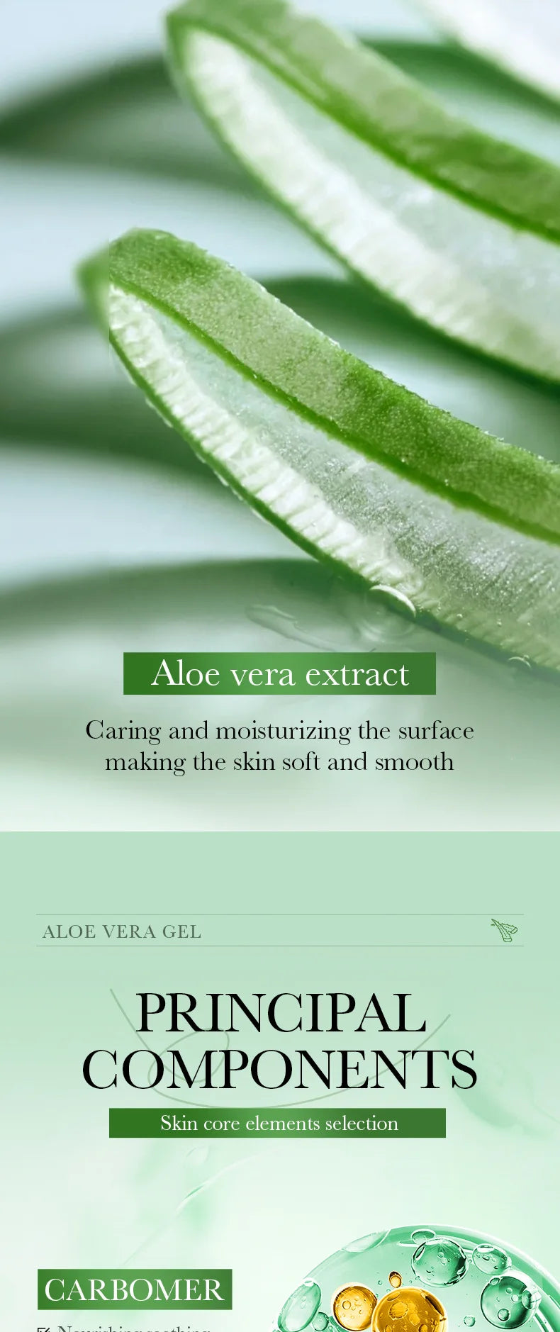 300g BIOAQUA Moisturizing and Soothing Aloe Vera Gel Skin Rejuvenating Hydrating Face Cream Beauty Facial Skin Care