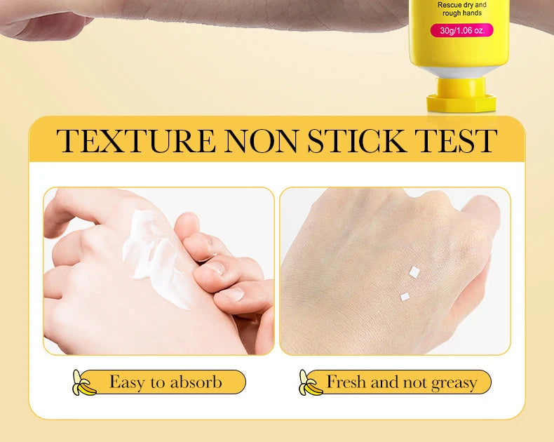 3/5pcs SADOER Banana Hand Cream Anti-Drying Crack Moisturizing Brightening Repairing Hand Creams For Hands Skin Care