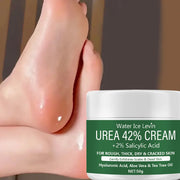 Urea 42% + 2% Salicylic Acid Cream with Hyaluronic Acid & Tea Tree Oil, Moisturizes and Exfoliates Rough, Dry Skin
