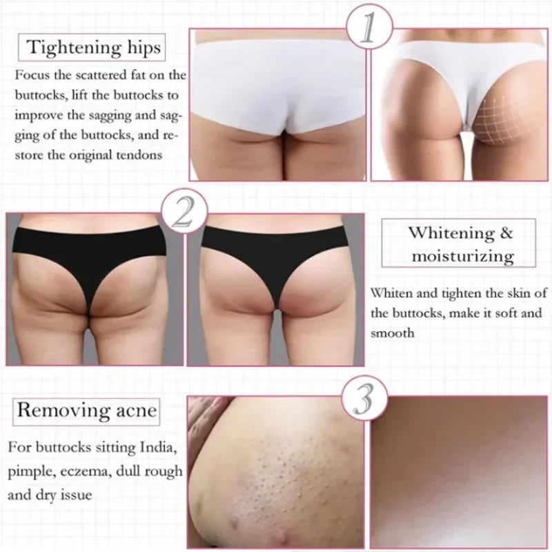 Buttock Enlarge Butt Enhancement Essential Oil Butt Lift Up Firming Big Hip Enhance Cream Butt Breast Plump Growth Sexy BodyCare