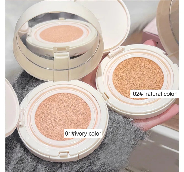 2 in 1 Double Layer Powder Cushion Clear Natural Lasting Brightening Gege Bear Makeup Concealer Loose Powder Cushion Cream