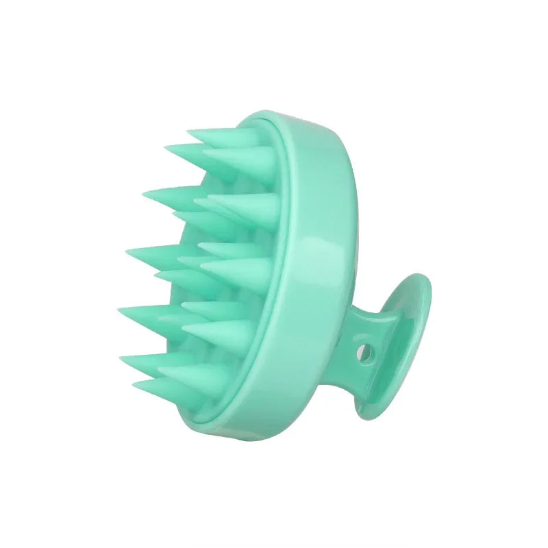 2-in-1 Silicone Scalp Massager & Shampoo Brush - Painless Hair Growth Stimulator for Shower, Gentle Head Spa Tool