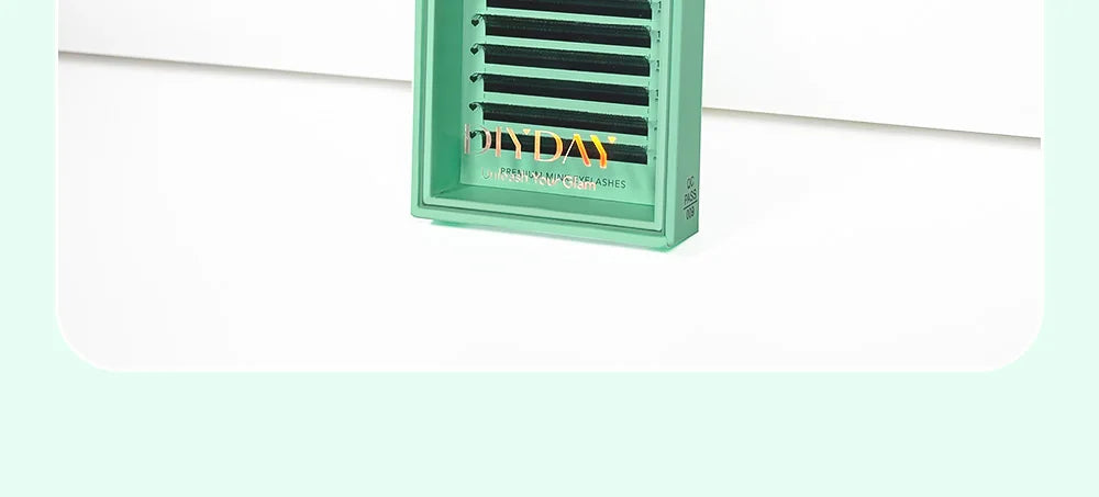 DIYDAY U-shaped 3D 4D 5D 6D Eyelash Extension New Style U Shape W Bloom Lashes Premade Fans Lightweight Fluffy Mink Faux Eyelash