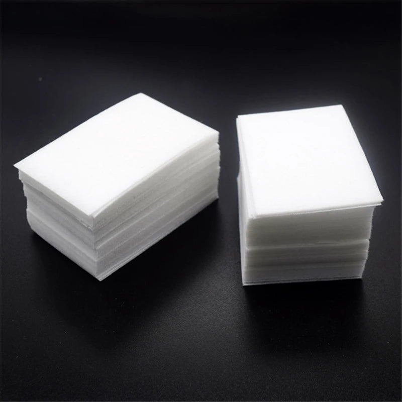 100/3000Pcs Professional Nail Wipe 100% Cotton Pads Lint-Free Nail Cotton Gel Polish Remover Nail Art Cleaning Tools