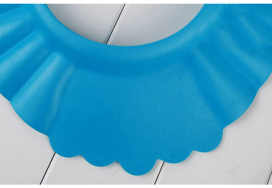 Adjustable Baby EVA Bath Shampoo Cap Waterproof Shower Visor Hat Anti-splash Hair Wash Shield Eye Ear Protection Bathing Hat for