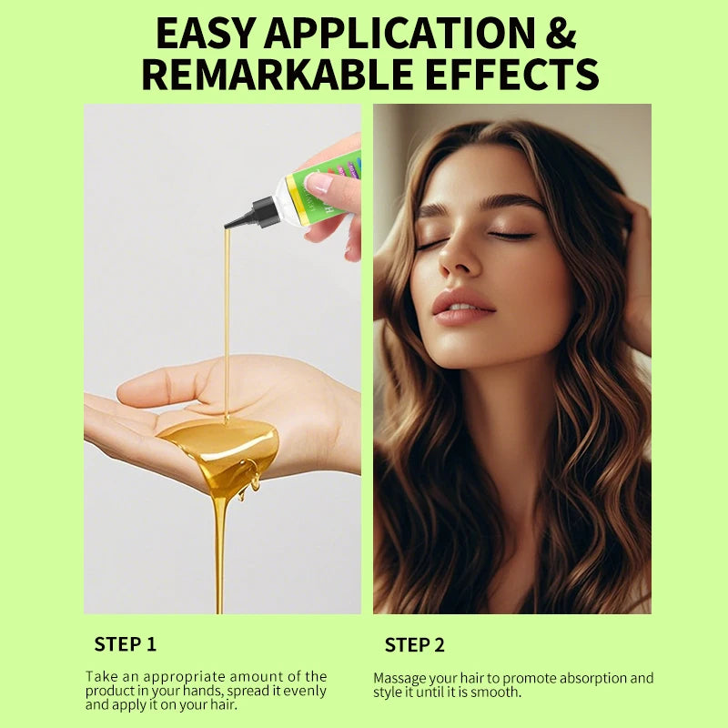 7-IN-1 Hair Oil for All Hair Types Natural Plant Oils Complex Hair Care Serum Reduces Breakage Hydration & Shine Hair Essence