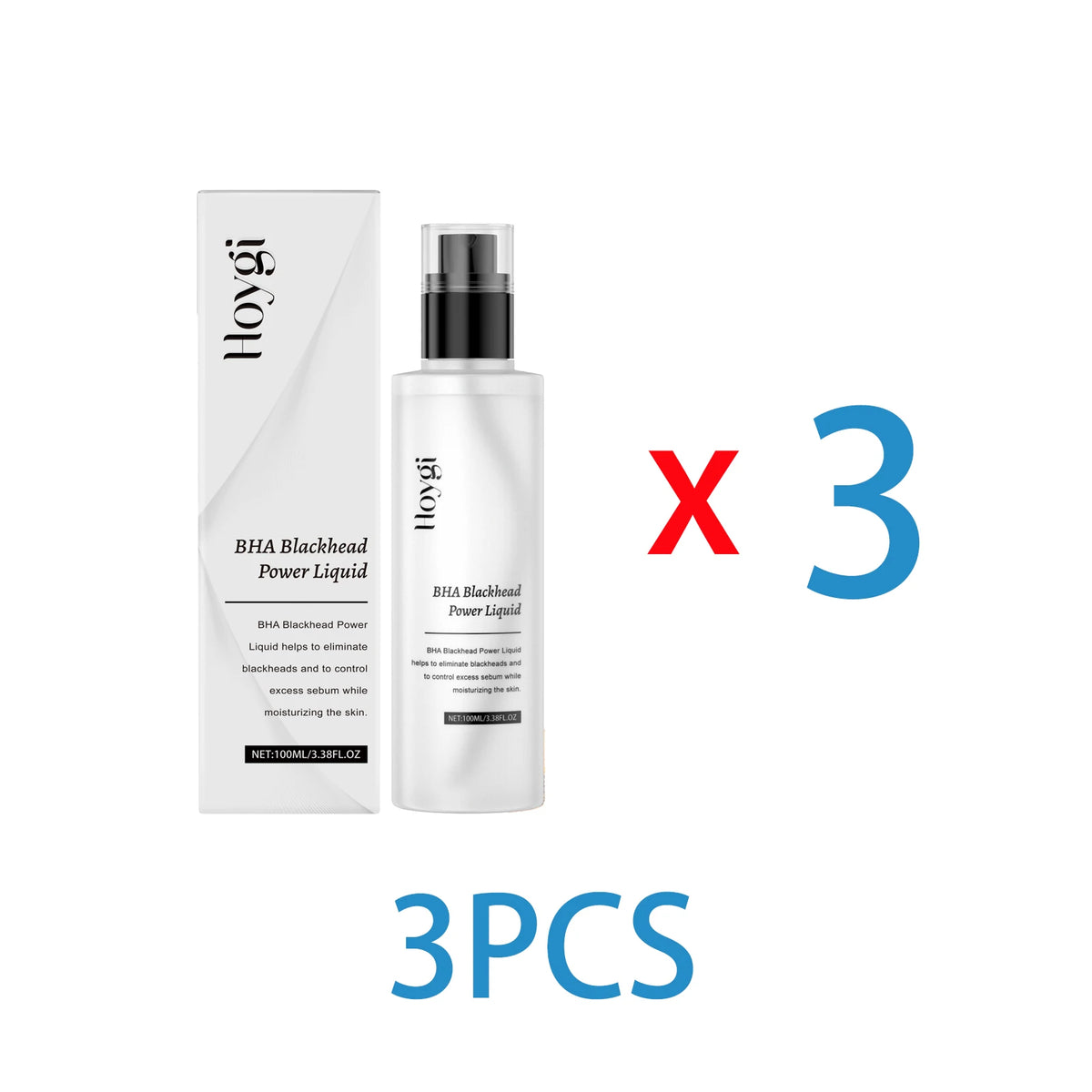 Salicylic Acid Exfoliating Toner 100ml Pore Minimizer Blemish Control Liquid Papaya Extract Hydrating Facial for Acne Prone Skin